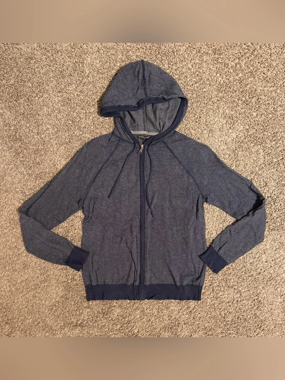 Banana Republic Full Zip Navy Blue Hoodie - S